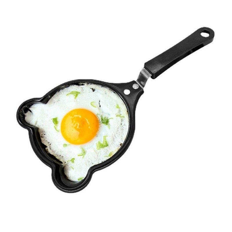 Mini Lovely Heart Shaped Pan Fried Egg Frying Pan Cook Pan Non-Stick Breakfast Skillet Love Omelette Pan