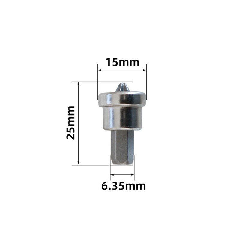 Drilling Bits Plasterboard Screws Locating Batch Head Locating Batch Head Screwdriver Bits PH2 Drywall Dimpler Bits Tools: 25mm / 2pcs