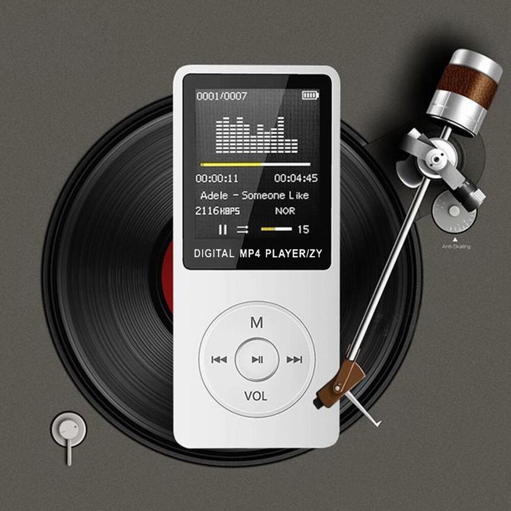 1.8inch Media HIFI Portable Movie MP3 Ultra-thin Digital Music Player Ebook With FM Radio