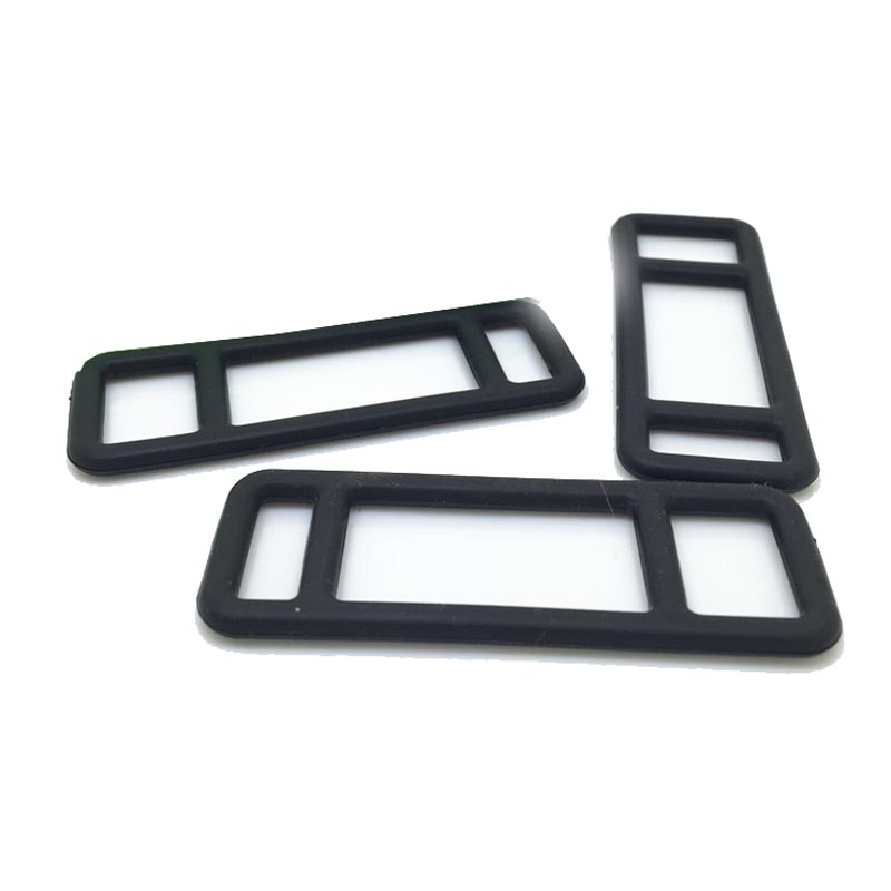 Espejo retrovisor DVR con GPS para coche, banda de goma de silicona, hebilla de soporte, hebilla de línea, banda de goma, 3 tamaños, 20 Uds.