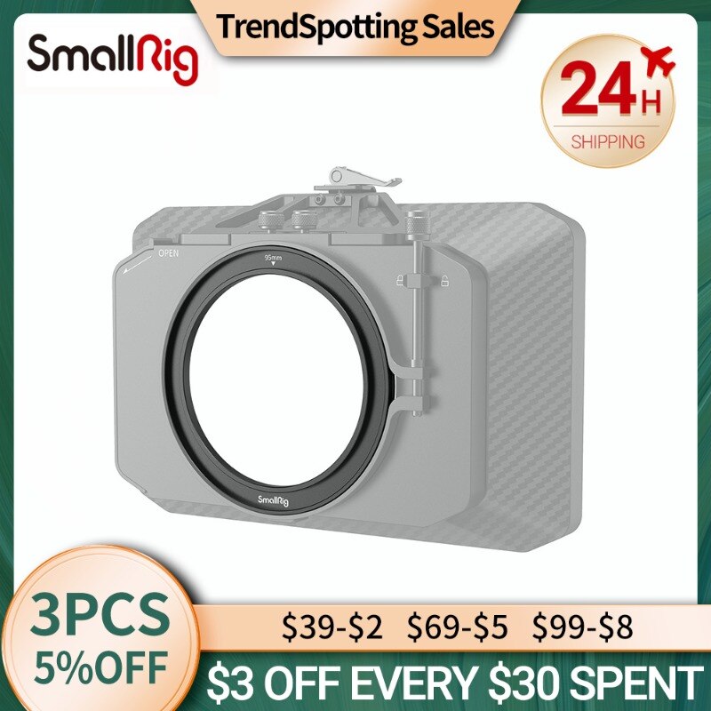 Smallrig 95-114Mm Schroefdraad Adapter Ring Voor Matte Box 2661