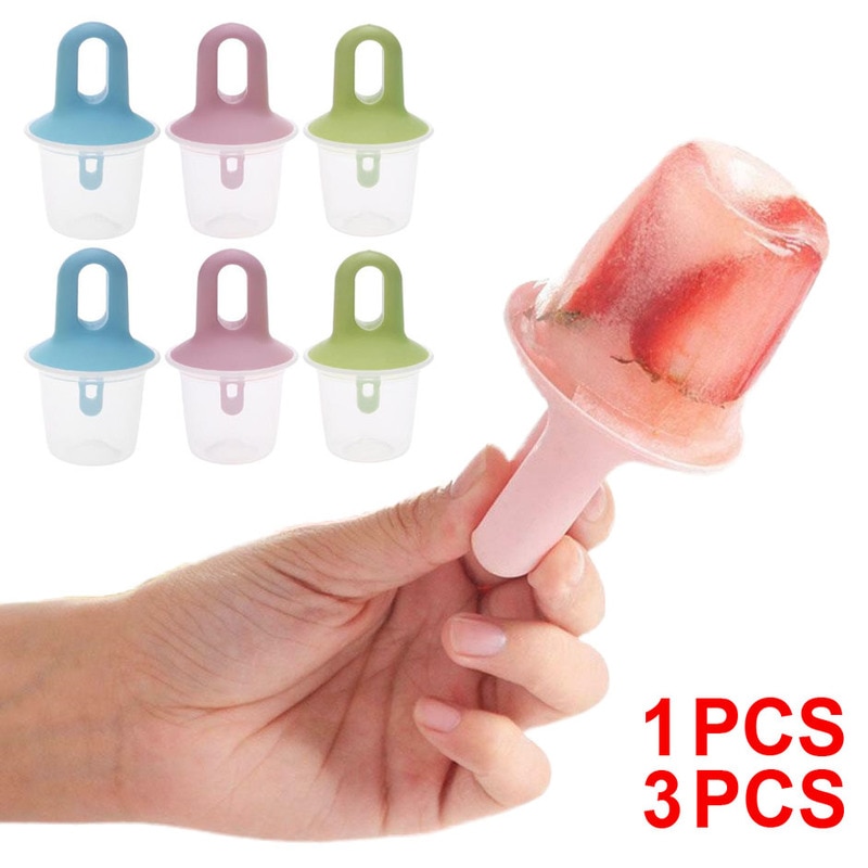 Summer Frozen Ice Cream Mold Juice Popsicle Maker Mould DIY Homemade Dessert Freezer Fruit Juice Ice Pop Maker Mold