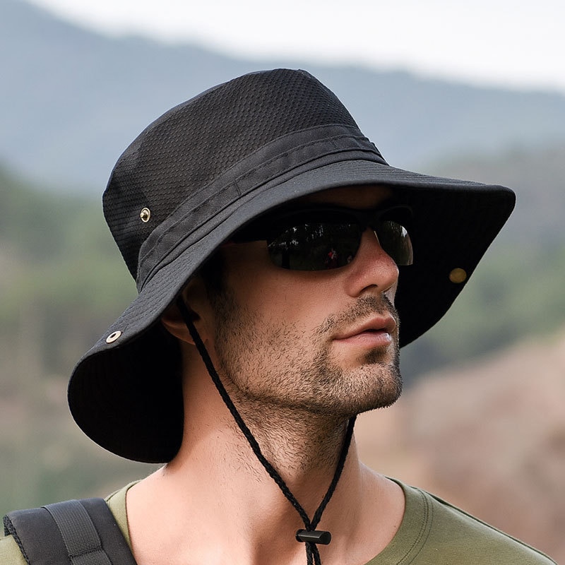 K31 Mannen Hoed Panama Emmer Hoed Outdoor Zon Hoeden Voor Mannen Mode Zomer Hoed Zonneklep Visser hoed Anti-Uv Zonnehoed