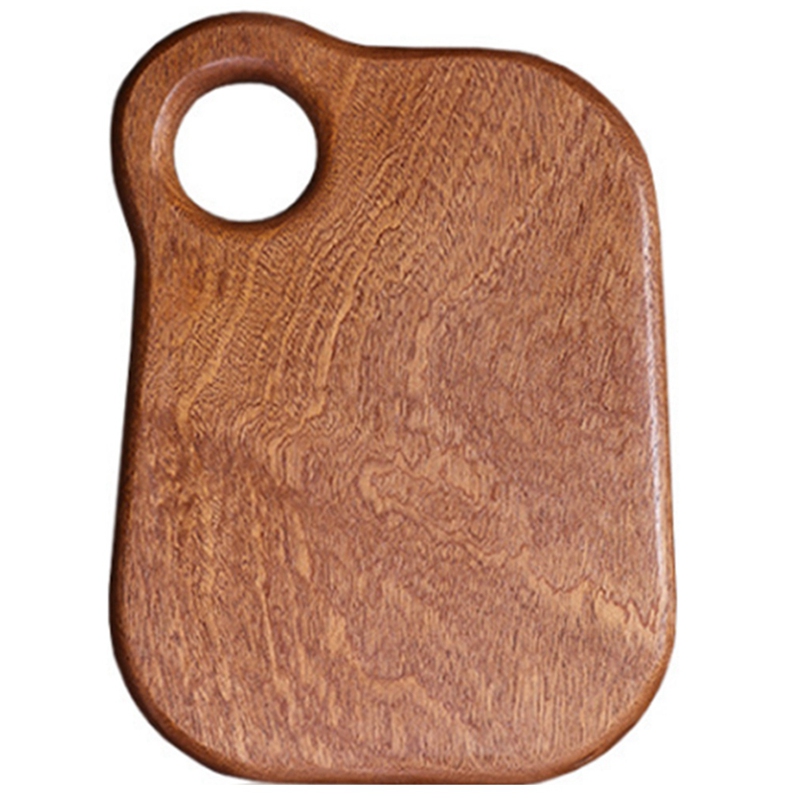 Simple madera de ébano de cocina de tablero de corte engrosada madera entera de tabla para pan tabla: Gris claro