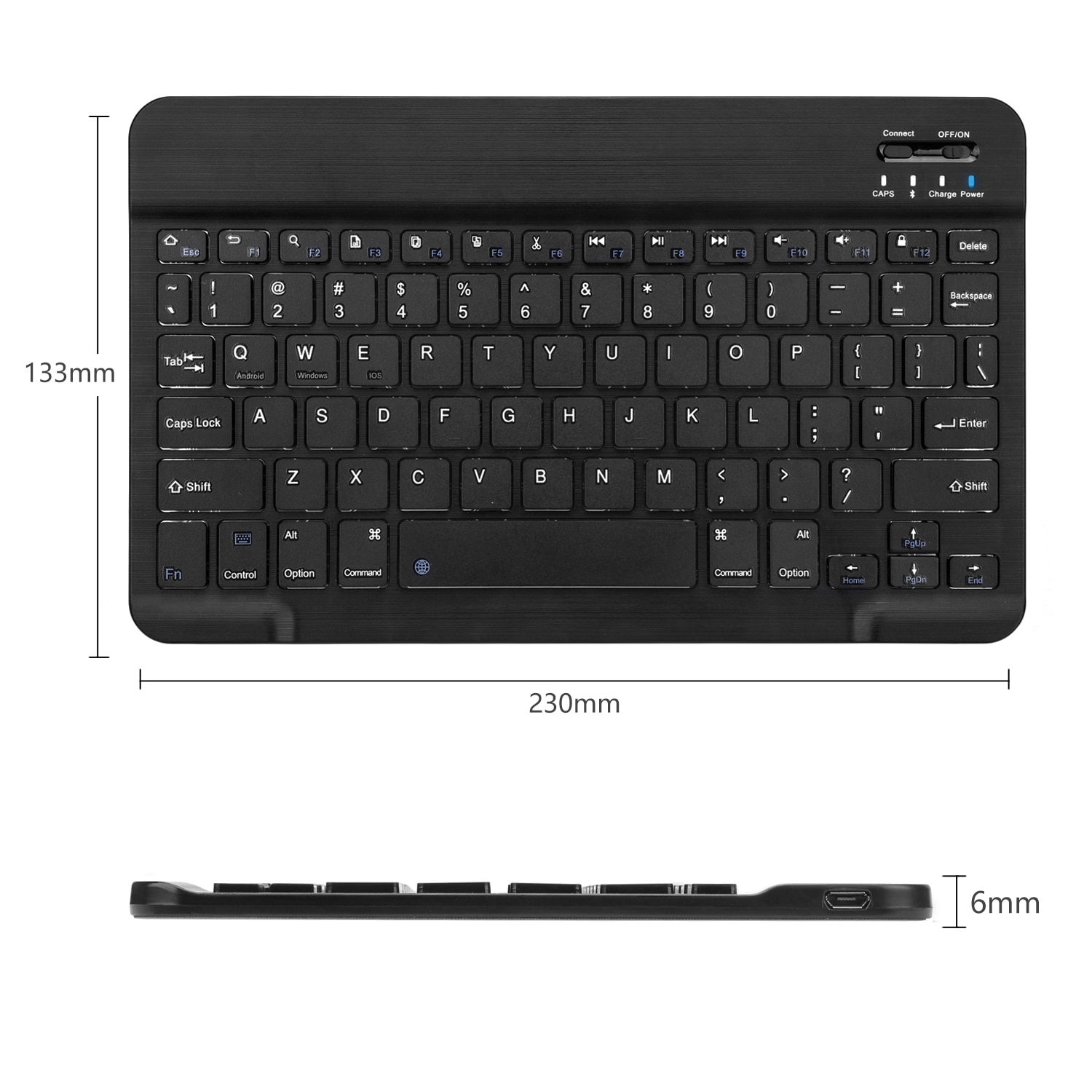 GOOJODOQ 10 "Bluetooth clavier pour iPad Pro 11 12.9 10.5 Air 2 3 Mini 4 pour iPad 10.2 clavier Mini sans fil Teclado