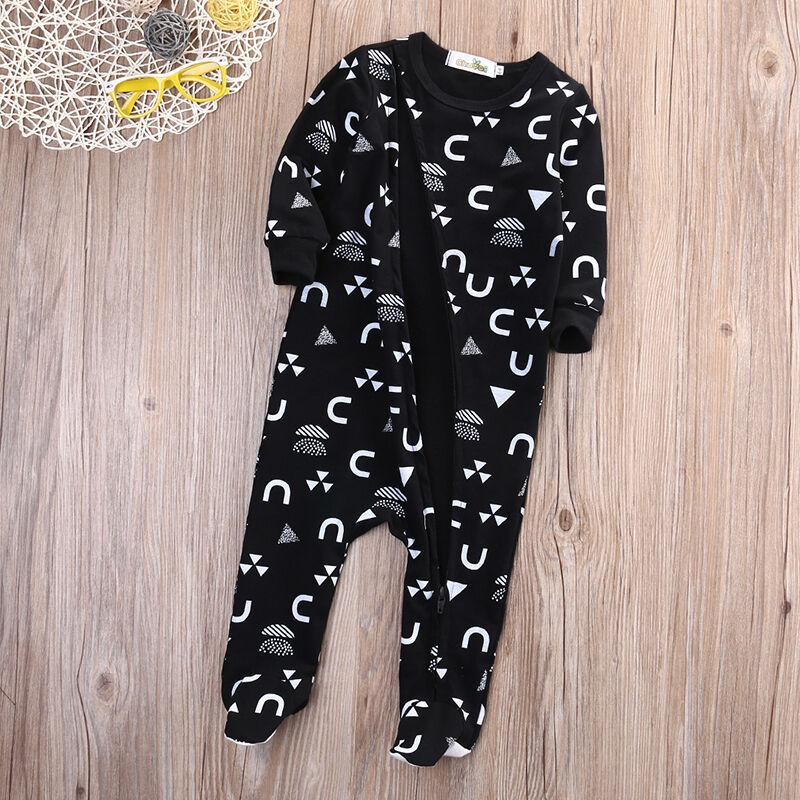 Neugeborene Jungen Mädchen Kleidung Zip Strampler Overall Winter Body Kleidung Outfits