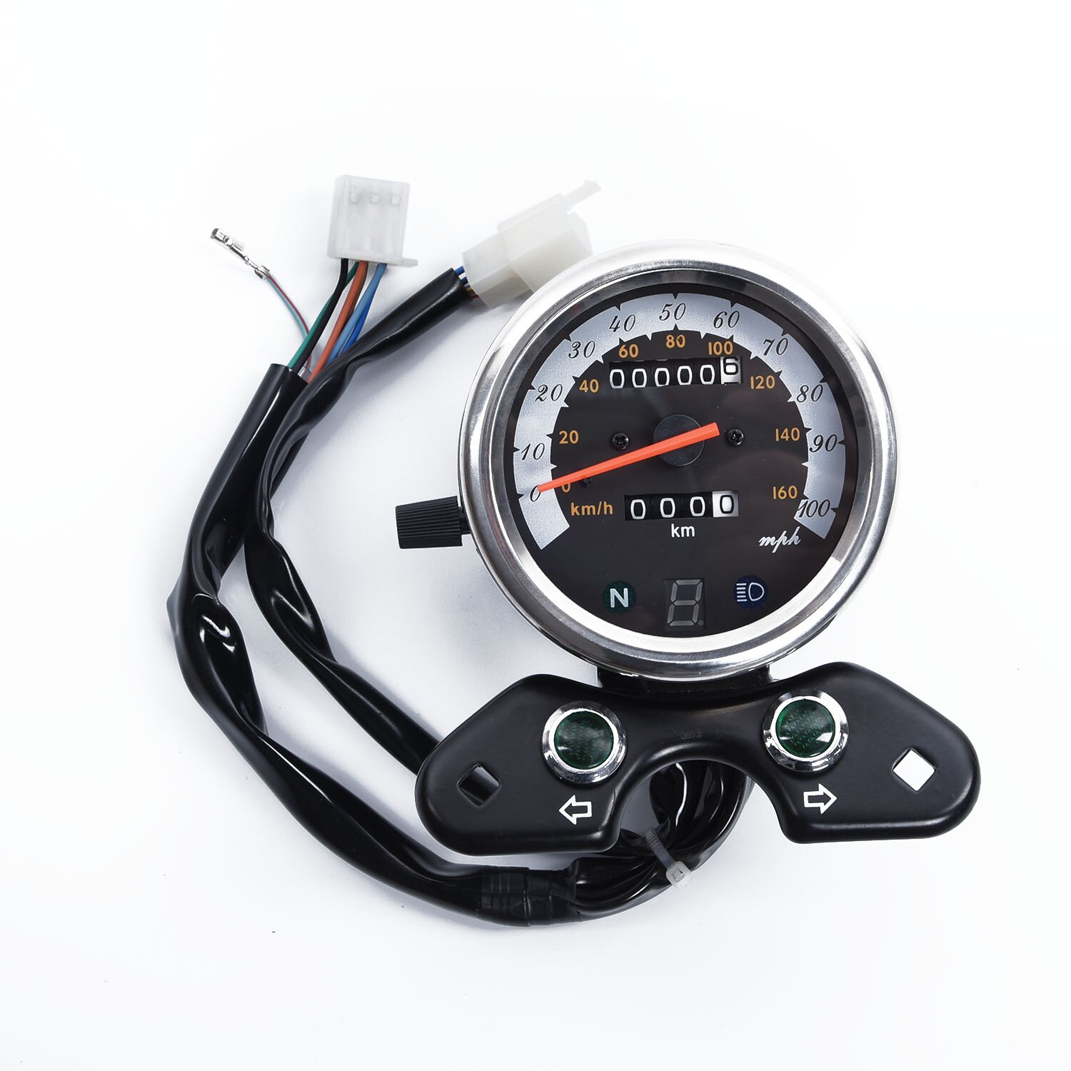 Motorcycle Odometer Speedometer Gear Digital Display Gauge For Suzuki BLK