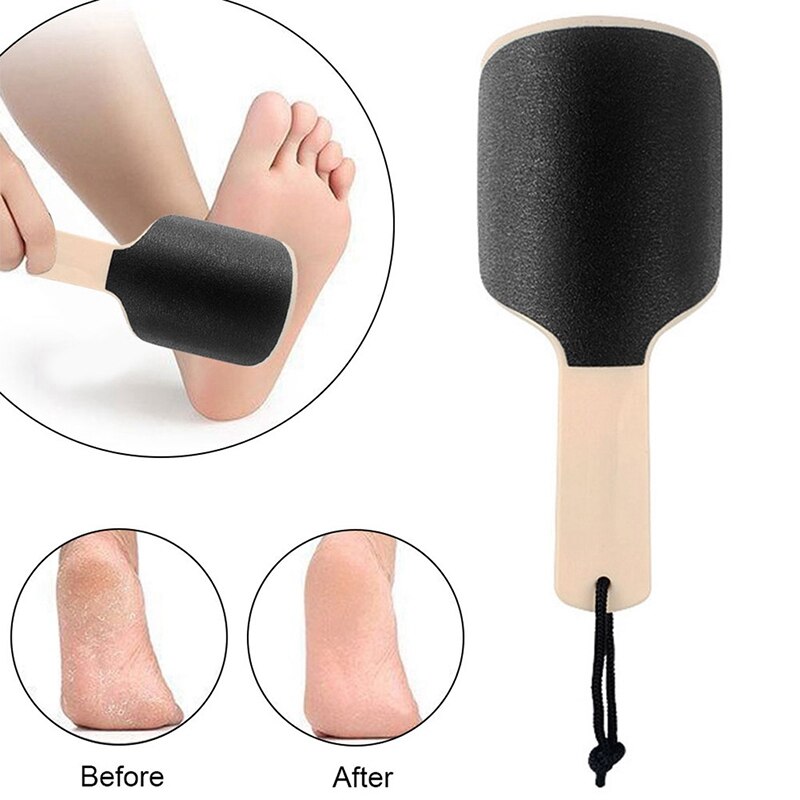 Plastic Voet Hak Rasp Bestand Voet Pedicure Eelt Remover - Anti-Slip Grip Handvat Met Een Opknoping Gat Om bespaar Ruimte