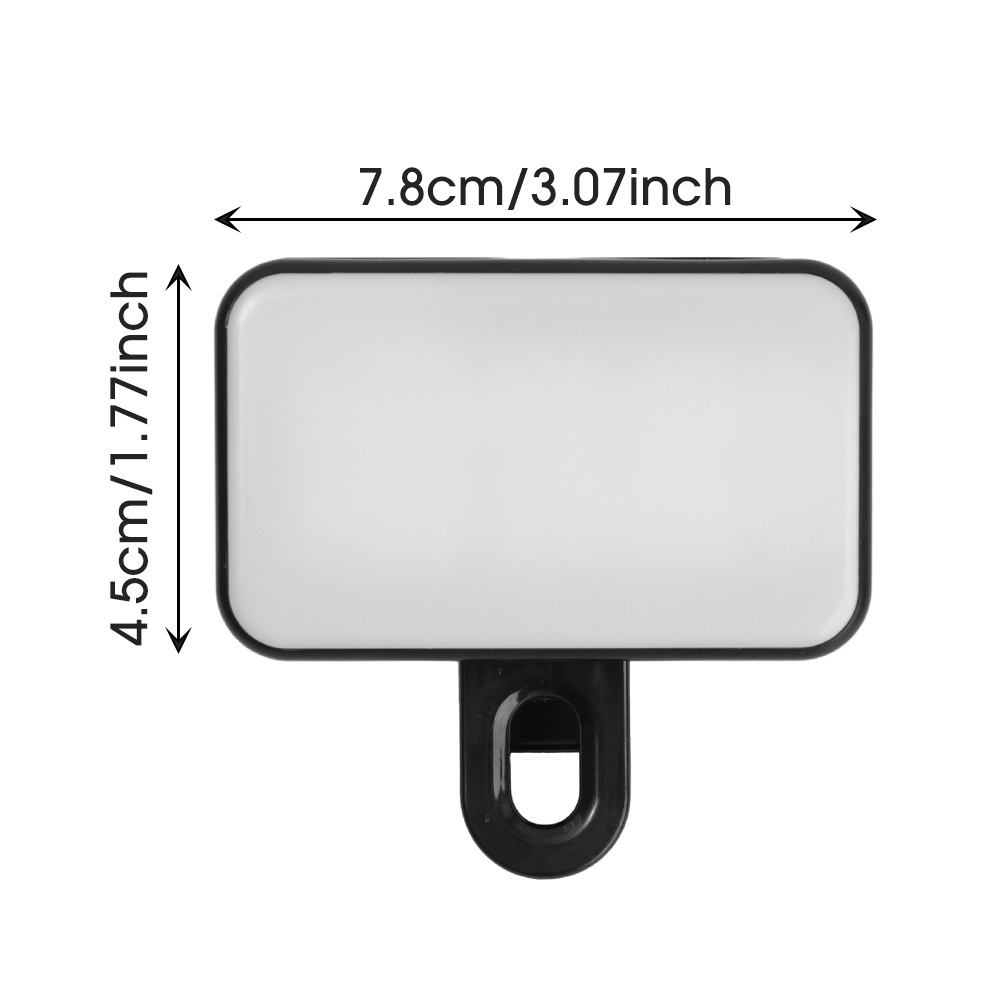 Mini-Fülllicht, aufsteckbare LED-Selfie-Lichter für Telefon, Laptop, Tablette, PC, Kamera, universelle wiederaufladbare Fotografie, machen-hoch-Fülllampen