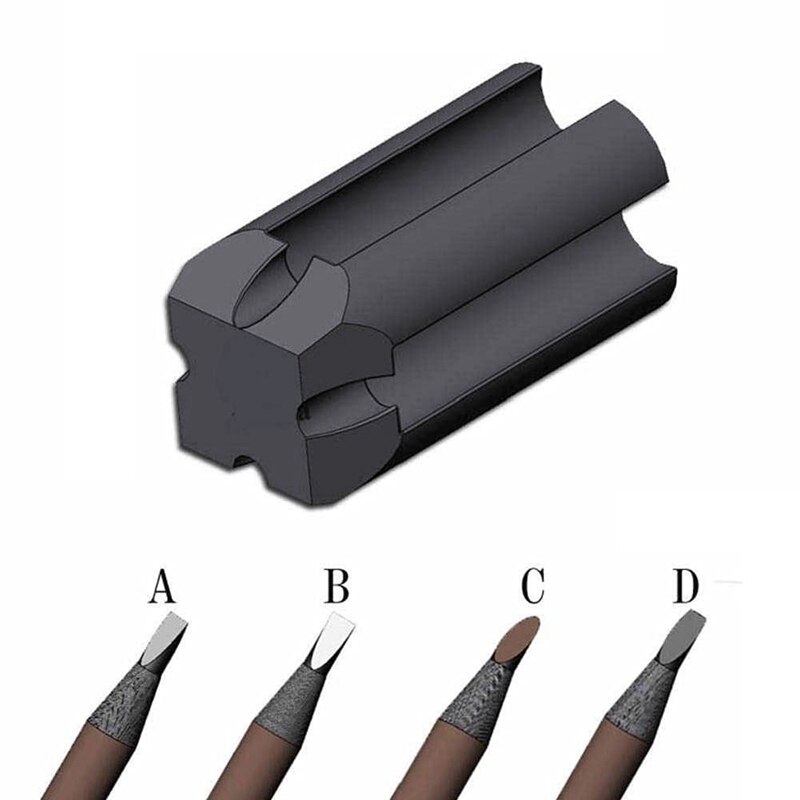 Pencil Sharpener, 4 in 1 Duckbill Cosmetic Pencil Sharpener for Eyebrow Pencil