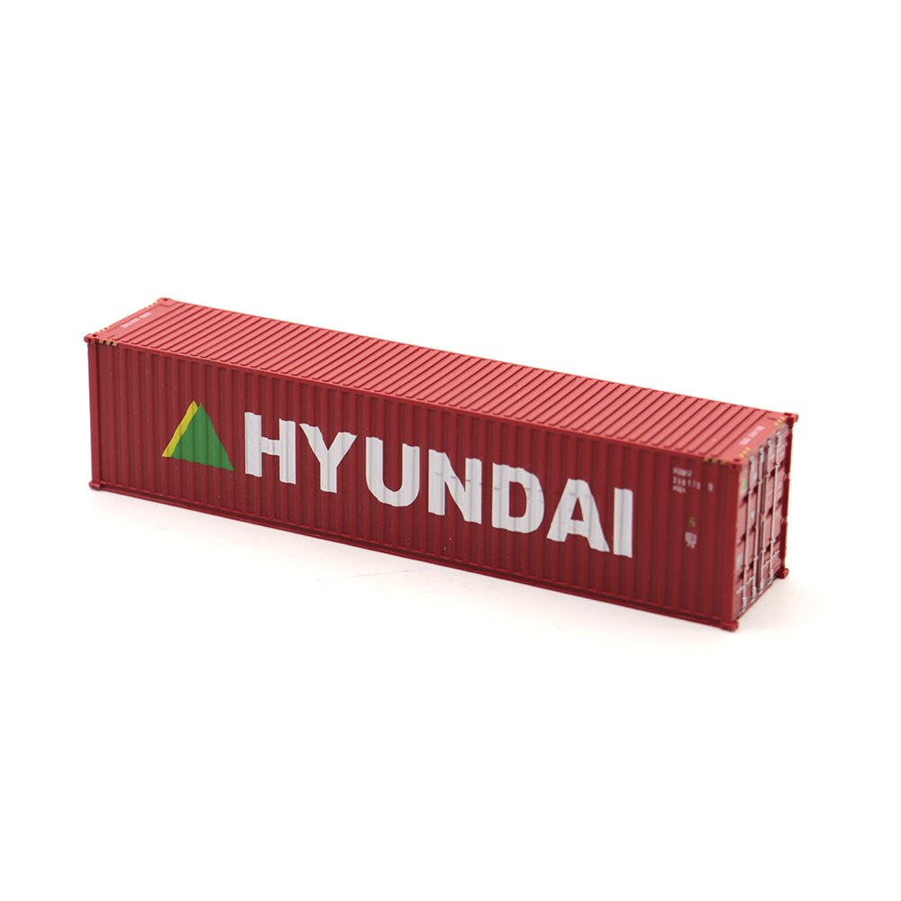 HO Scale Model Train Accessories 40 Feet Freight Container Scale 1: 87 Train Model Railway: HYUNDAI