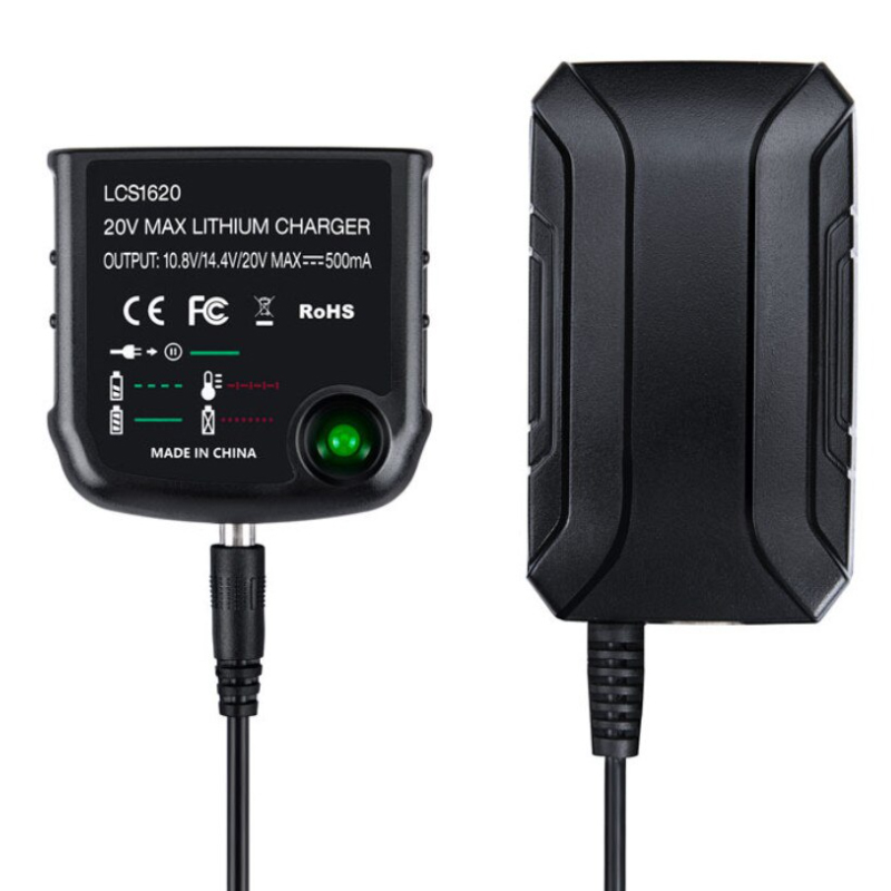 Li-ion Battery Charger For Black Decker 20v charger For Porter Cable/Stanley 10.8V 14.4V 18V PCC690L L2AFC FMC690L FMC688L 686L: black / 10A