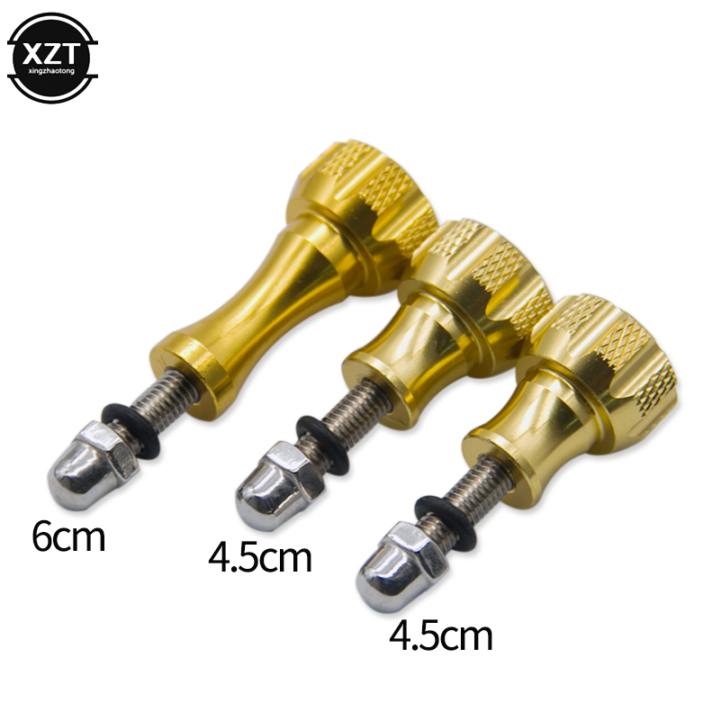 3 uds perilla de pulgar de aluminio tornillo para GoPro Hero 7 6 5 4 Xiaomi Yi 4K Sjcam SJ4000 H9 funda trípode montaje Cam accesorio más