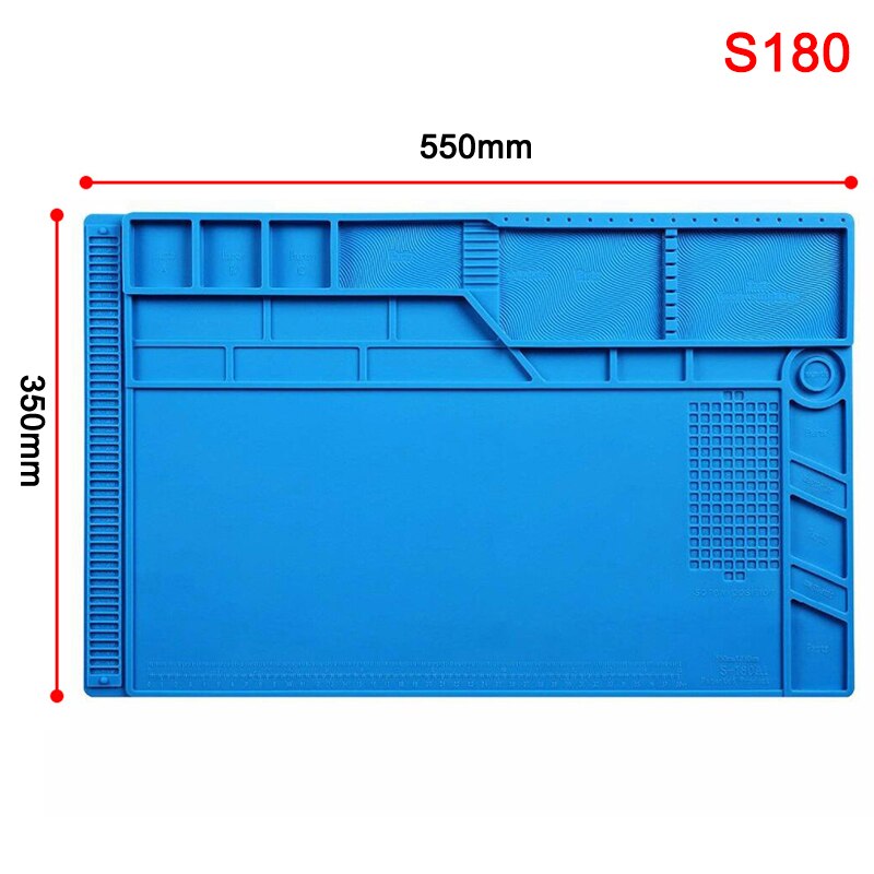 Heat Insulation Working Mat Soldering Station Iron Phone Computer Repair Mat Heat-resistant Insulator Platform H-best
