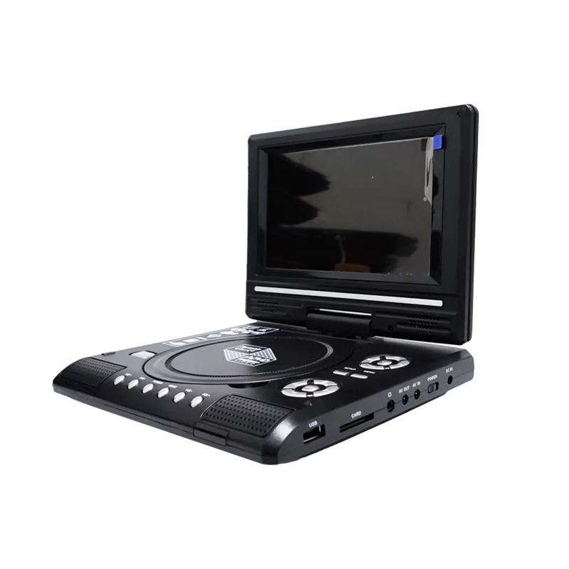 Topp 7.8- tums bärbar bil-dvd-spelare för hemmabruk, vcd-cd-spel-tv-spelare, usb-radioadapter med stöd för fm-radiomottagning - eu-kontakt