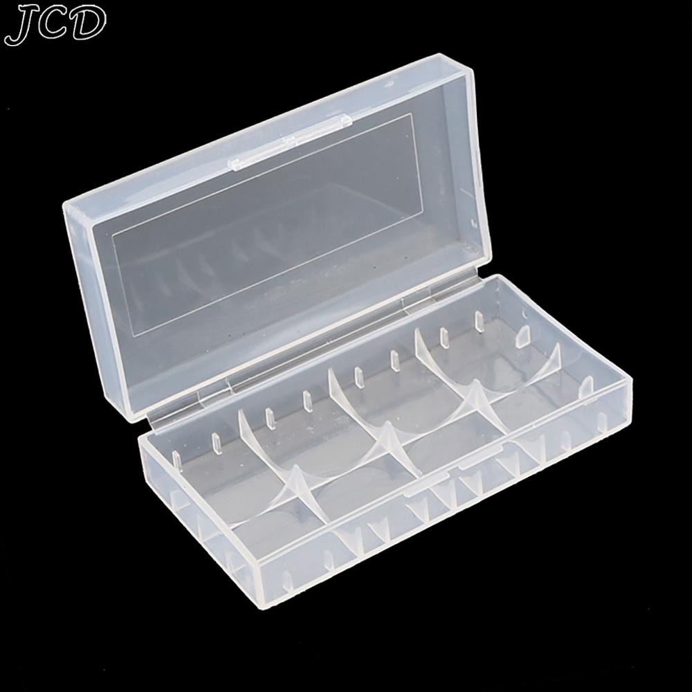 Jcd Hard Plastic 18650 Batterij Opbergdozen Case Houder Met Clip Voor 1/2/4/8x/10X18650 Oplaadbare Batterij Waterdichte Gevallen