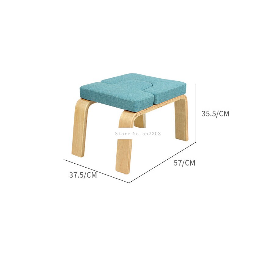 Banco de mano invertido de madera para Yoga, soporte auxiliar de entrenamiento, silla para el hogar, Mini banco de Fitness