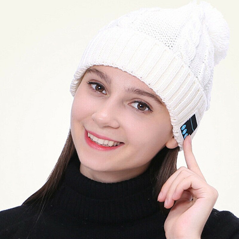 Unbranded Bluetooth Music Beanie Hat – Wireless Smart Cap With Headset, Speaker & Mic – Universal