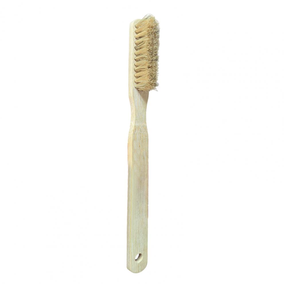 Brosse d'escalade à poils souples, épurateur d'escalade, brosse d'escalade en bois Durable avec poignée ergonomique épaisse pour l'intérieur: GRIS