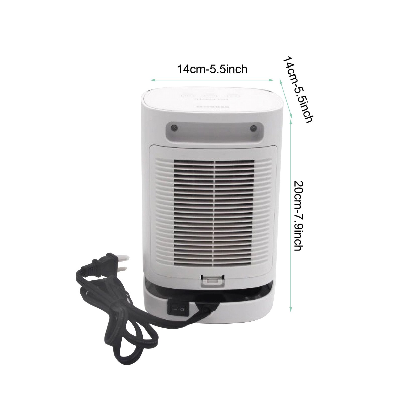 Hoofd Schudden Slimme Thermostaat Elektrische Kachel Draagbare Kantoor Heater Persoonlijke Draagbare Elektrische Mini Ventilator Kachel # G30