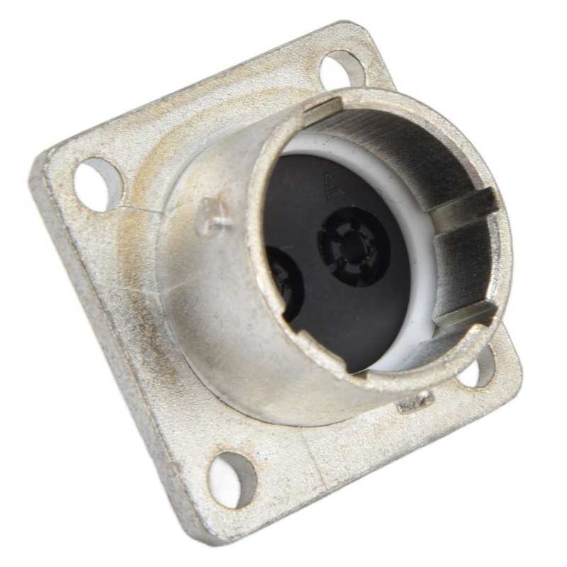 Power Connector 2 Pin Socket EMI Shielding with Contact Parts for Electrical Connections