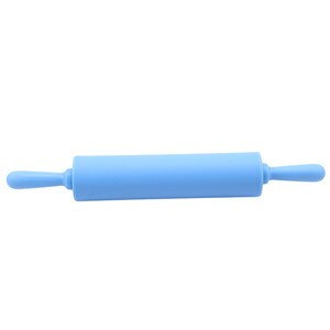 Grote Maat Non-stick Siliconen Deegroller Fondant Diy Keuken Knoedel Roller Cake Noedels Bakvormen Gereedschap Keuken Knoedelrol: Blue