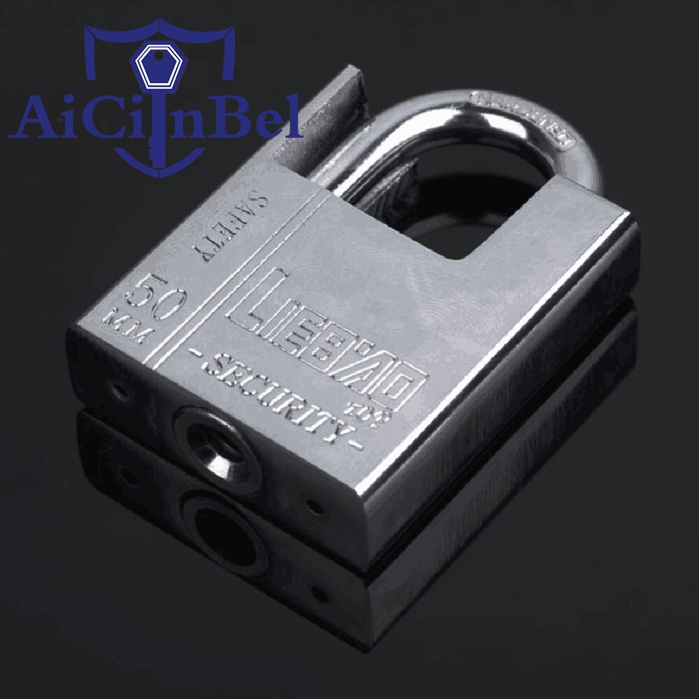 Candado con llave impermeable antioxidante, candado multifuncional, cerradura antirrobo Pry Door Lock desbloqueado Head Bloqueo de ventana