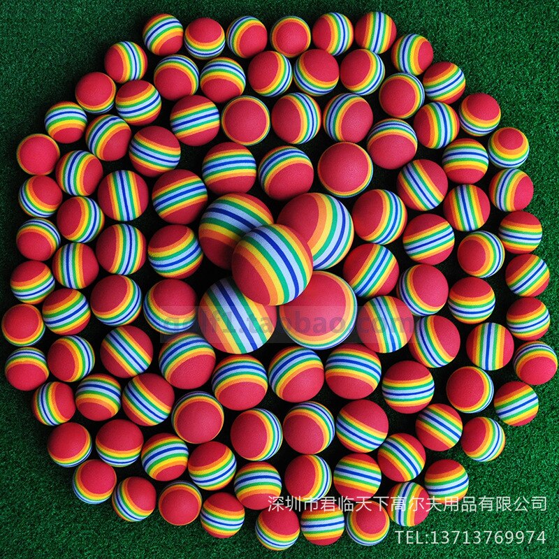 Colorful Spring Ball Brand Golf Five-Color Colorful Ball Rainbow Ball I... – Grandado