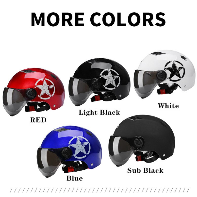 Capacete Aberto Moto Motorcycles For Adults Motorcycle Off-Road Scooter Open Face Half Half Face Flip Up Downhill Engine Helmet