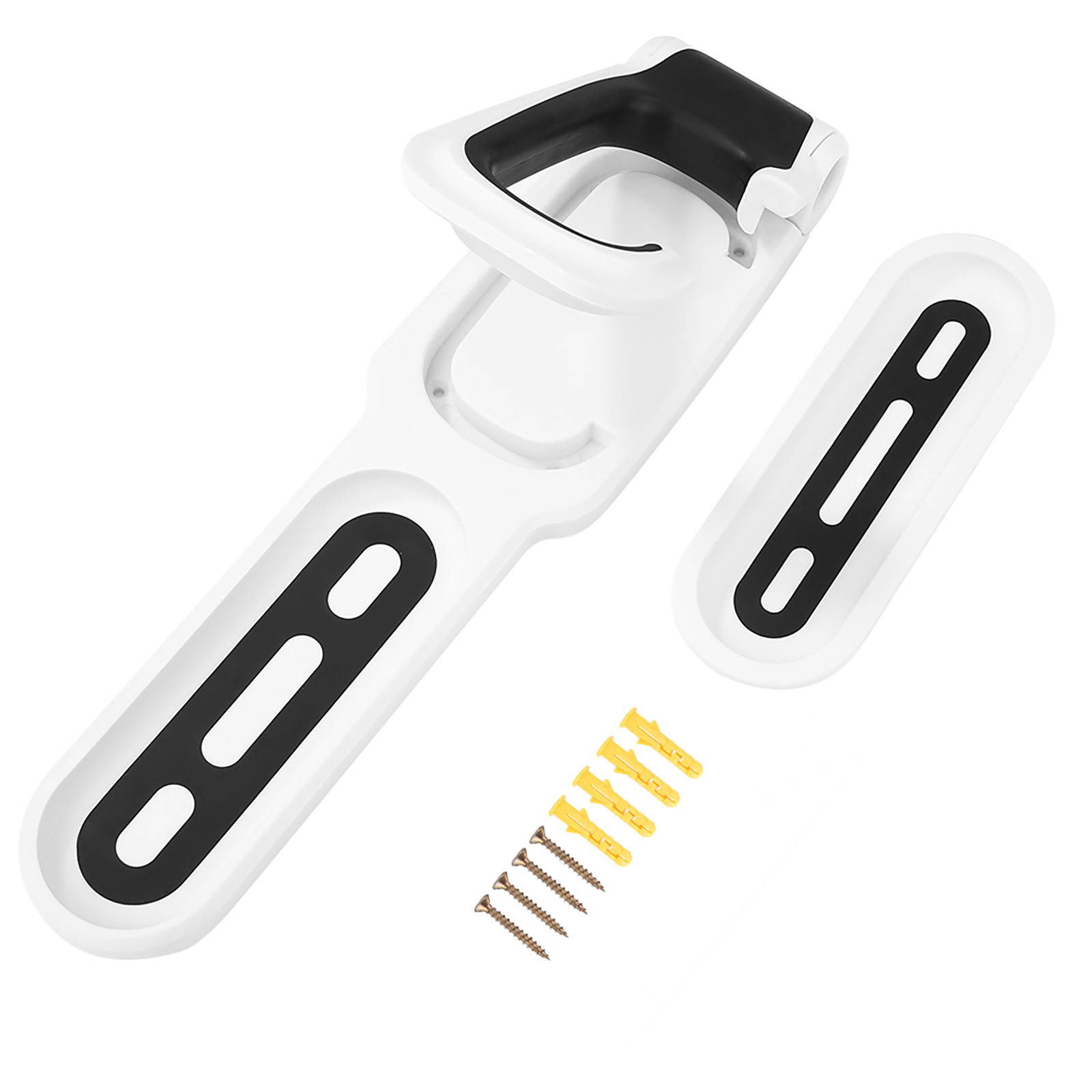 Bicycle Wall Mount Rack Mtb Road Bike Storage Fixed Hanging Hook Bike Support Stand Bracket Holder Cycling Parking Buckle: white