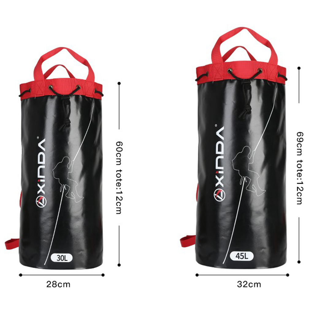 Rope Bag Outdoor Rock Climbing Caving Rope Organizer Backpack with Drawstring Closure Outdoor Sports Accessories