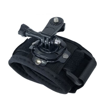 360 graden rotatie hand polsband voor gopro hero 8 7 5 6 4 3 sessie xiaomi  yi 4k sjcam eken armband riem go pro accessoires: Met adapter