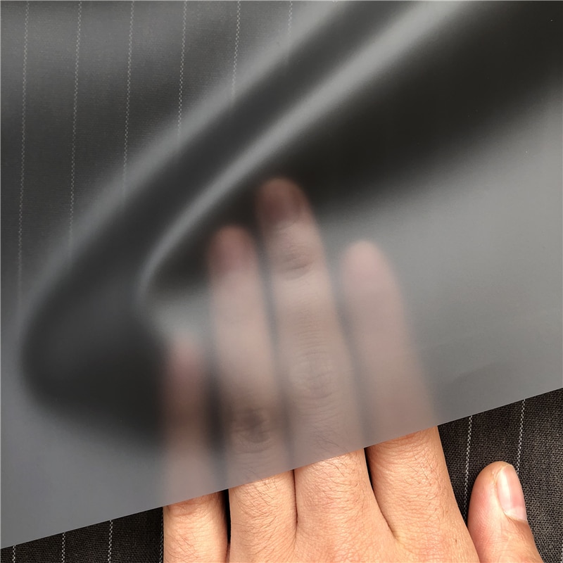 Frosted Translucent Matte Tpu Stof Perspectief Wind Regenjas Diy Tas Stof Plastic Film Waterdichte
