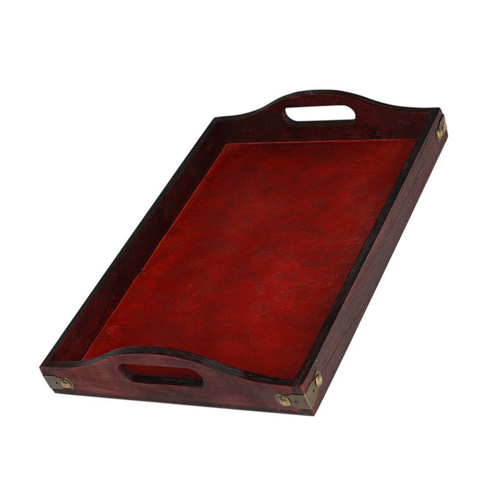 Wooden Tray Beauty Salon Serving Tray Oil Bowl Storage Tray Hotel Decor Tray