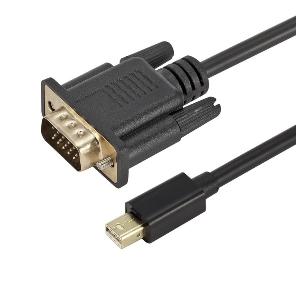Mini dp til vga adapter 1080p mini thunderbolt mini displayport displayport mini dp til vga kabel til pc macbook air pro imac