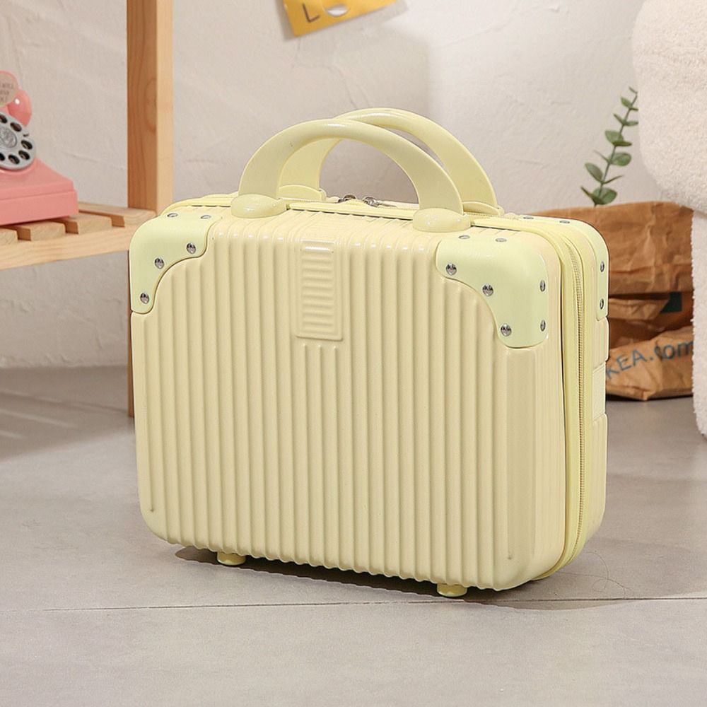 14 inch Mini Travel Suitcase Cosmetic Box Hand Luggage Organizer Makeup Case PC Small Password Box Boarding Case