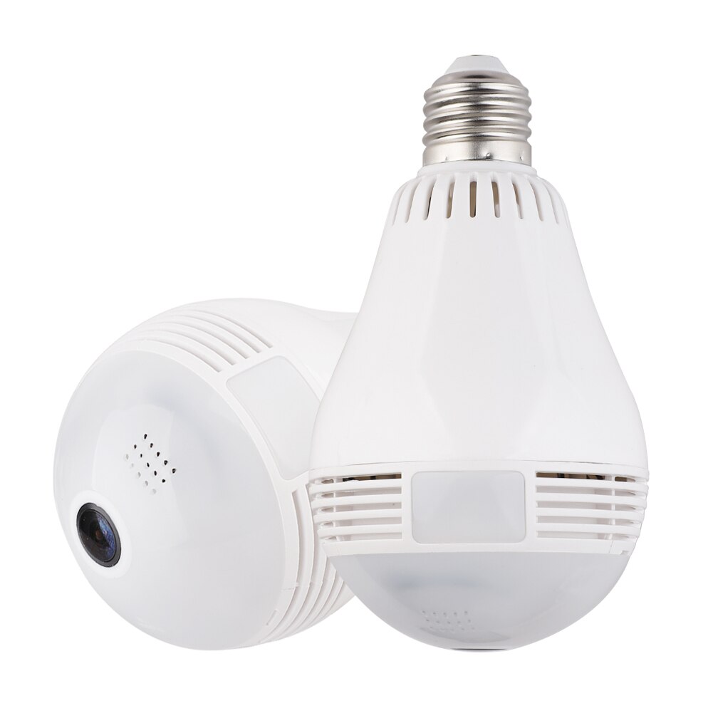 360 Graden Bulb WIFI IP Camera Beveiliging Baby Video Monitor Mini Draadloze Lamp Camera Panoramisch Lamp HD Netwerk Remote Monitor