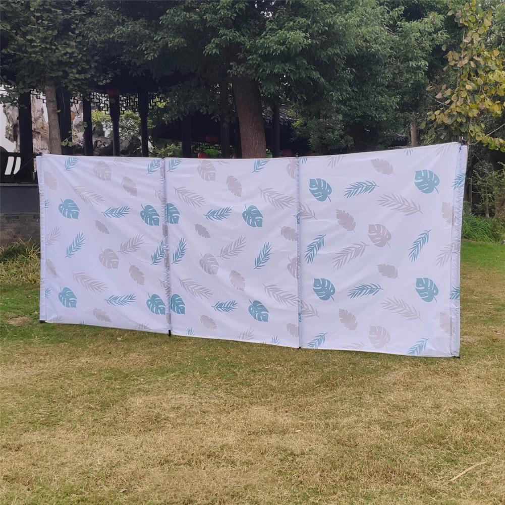 Multifunctional Sun Protection Beach Wind Screen Privacy Wind Screen Easy To Carry Double Fixed