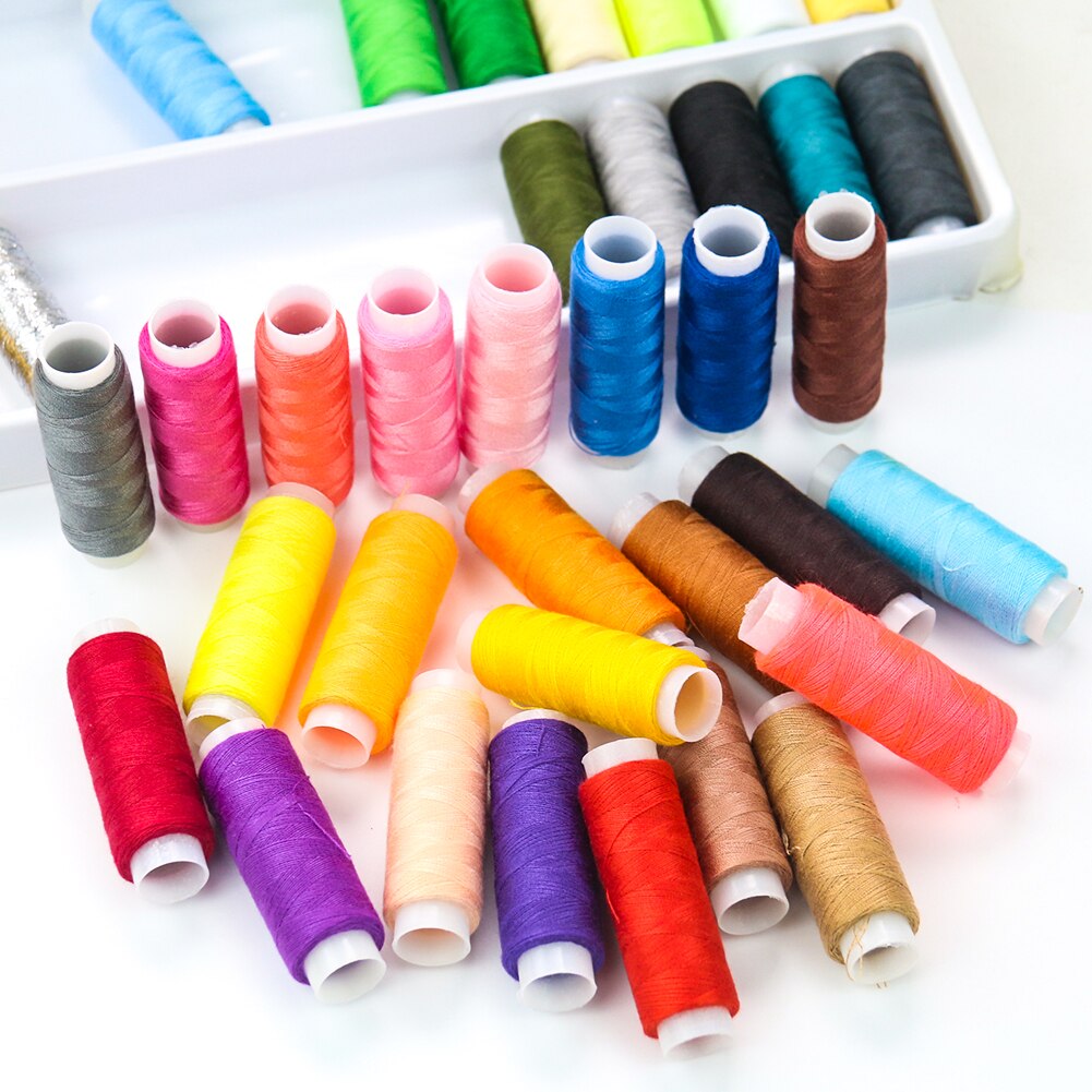 39-color sewing thread hand-stitching needle thread set repairing clothes thread home travel portable small thread roll