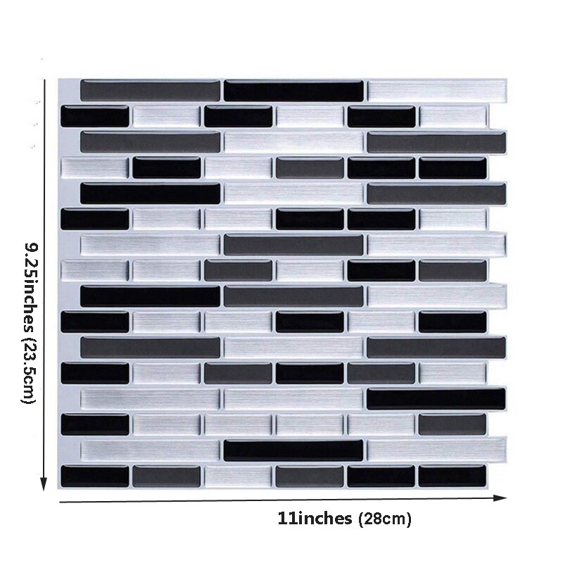 large self-adhesive tile sticker backsplash 3D wallpaper DIY kitchen bathroom decorative white waterproof wall tiles: TL02A