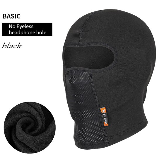 West Fietsen Fietsen Motorhelm Liner Thermische Warm Winddicht Caps Ademend Comfortabele Sport Hoofddeksels Mannen Vrouwen Hoed: Short Black