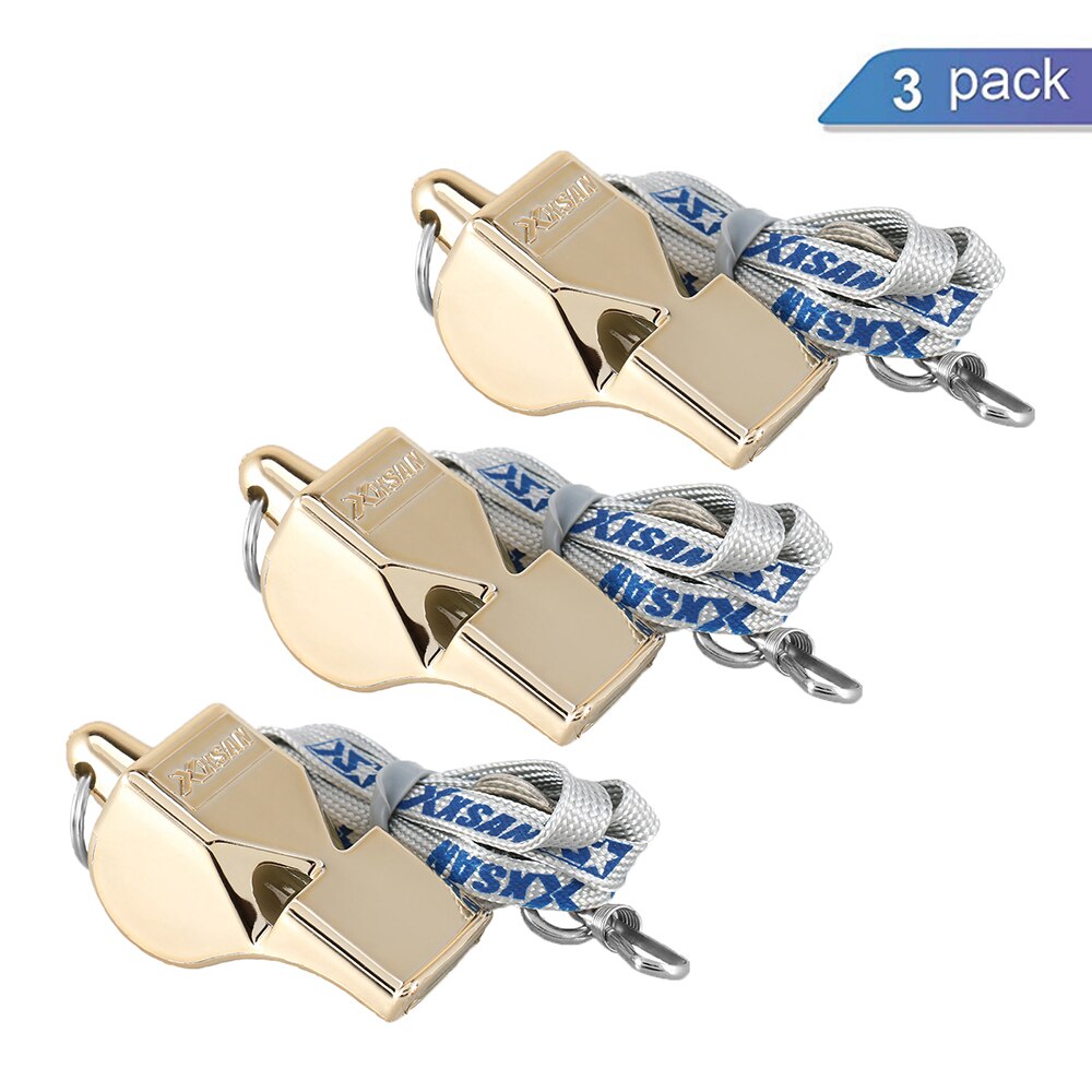 3 stuks buitenfluitjes met koorden scheidsrechtersfluitjes sportfluitjes voetbal basketbal metalen fluitjes buitengereedschap