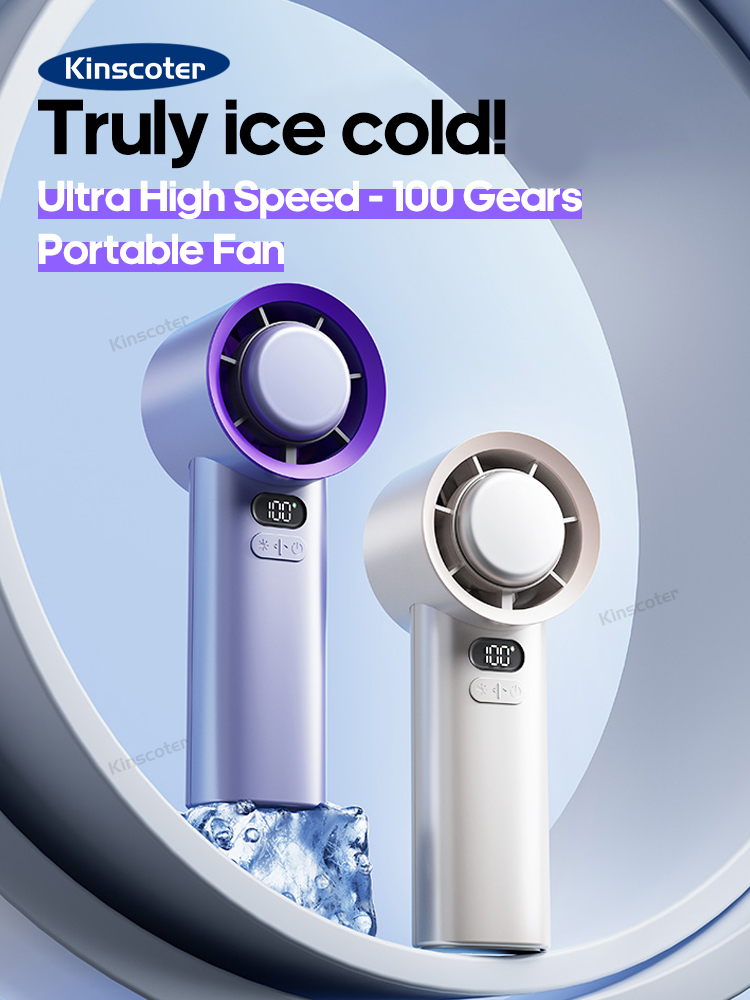KINSCOTER-ventilador violento Mini Turbo Jet, Motor sin escobillas de generación portátil, ventiladores de conductos de alta velocidad