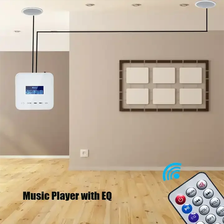 86 Bluetooth Mini tło domu System muzyczny jest kompatybilny ze szklaną klawisz dotykowy wzmacniacza ściennego i obsługuje FM USB TF
