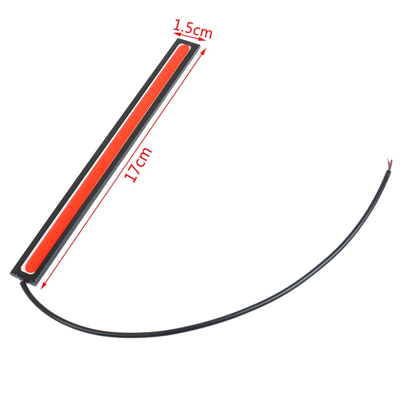 1pair car daytime running light 17CM super bright led daytime running lights COB aluminum shell waterproof 12v