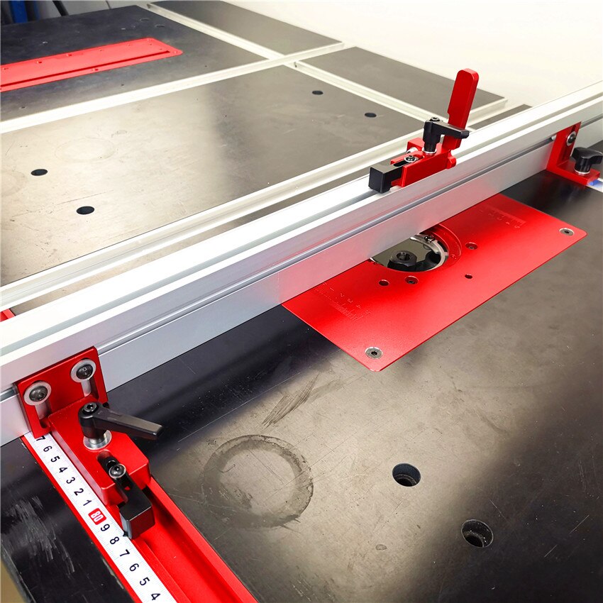 Chute Aluminium Alloy T-tracks Woodworking Standard Miter Track Stop for Carpentry Workbench Router Table