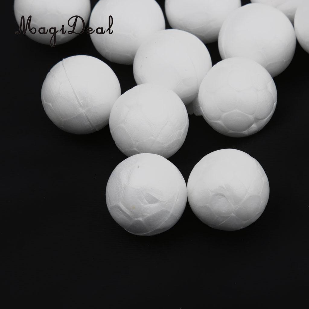 300 Pcs Wit Ronde Piepschuim Schuim Ballen Voor Diy Modelling Craft 10 Mm 15 Mm 27 Mm
