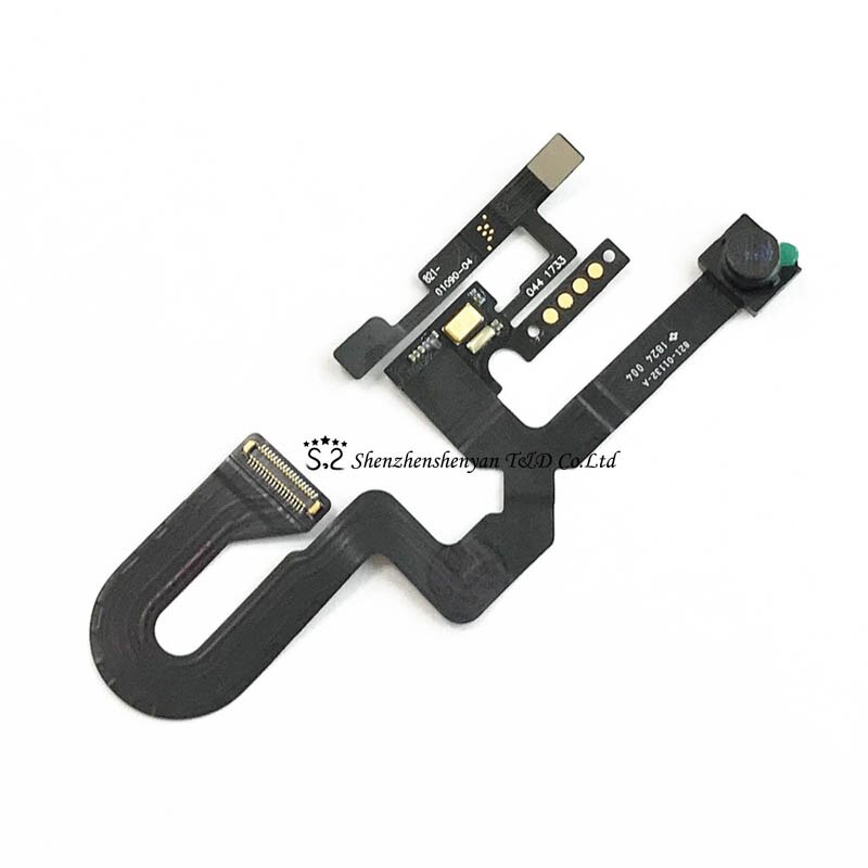 Pequeña cámara frontal para iPhone 5 5s 5c se 6 6s 6p 7 8 Plus, Sensor de luz de proximidad, Cable flexible, reemplazo de cámara frontal: For iPhone 8p