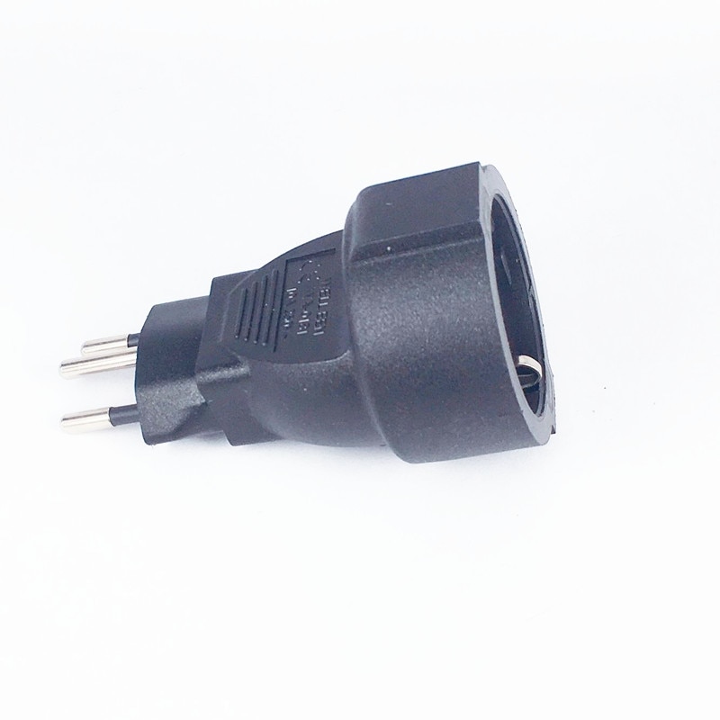 3 pinner sveitsisk stikkontakt adapter innebygd sveitsisk eu tysk plugg adapter omformer plugg wa -0181 sveitsiske plugger slå til franske plugger