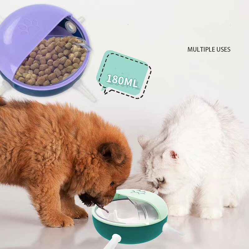 Automatische Katze Schüssel Haustier bionisch Stillen Gerät Welpen Katze Kaninchen Haustier Baby Milch Silikon Nippel Zubringer Katze Zubehör